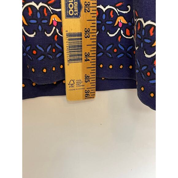 Coolibar Women’s Small Red Blue Oceanside Tunic Dress UPF 50+ Sun Protection - Picture 5 of 7